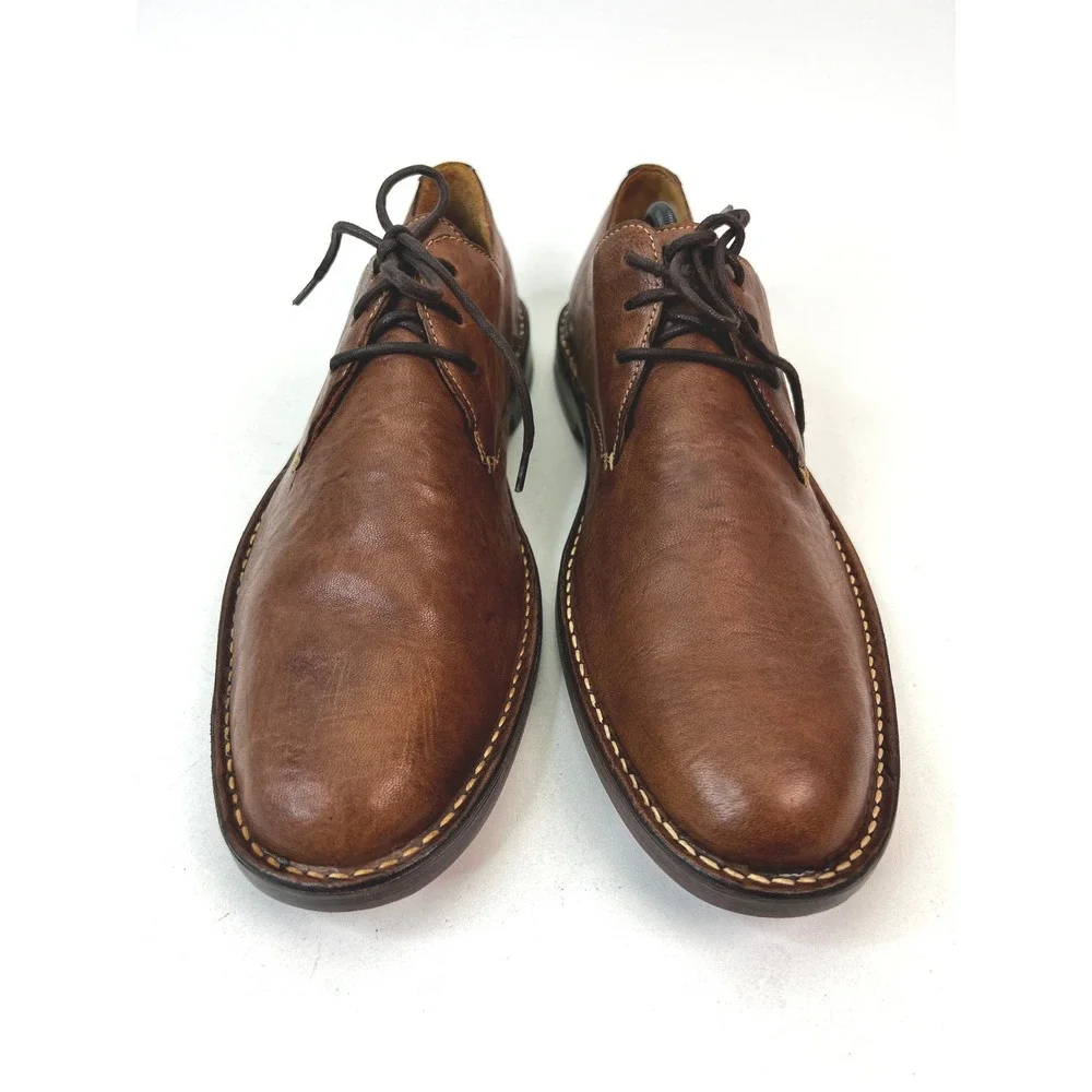 Cole Haan Men's Leather Oxford Dress Shoes‎ Lace Up Brown Size 12M